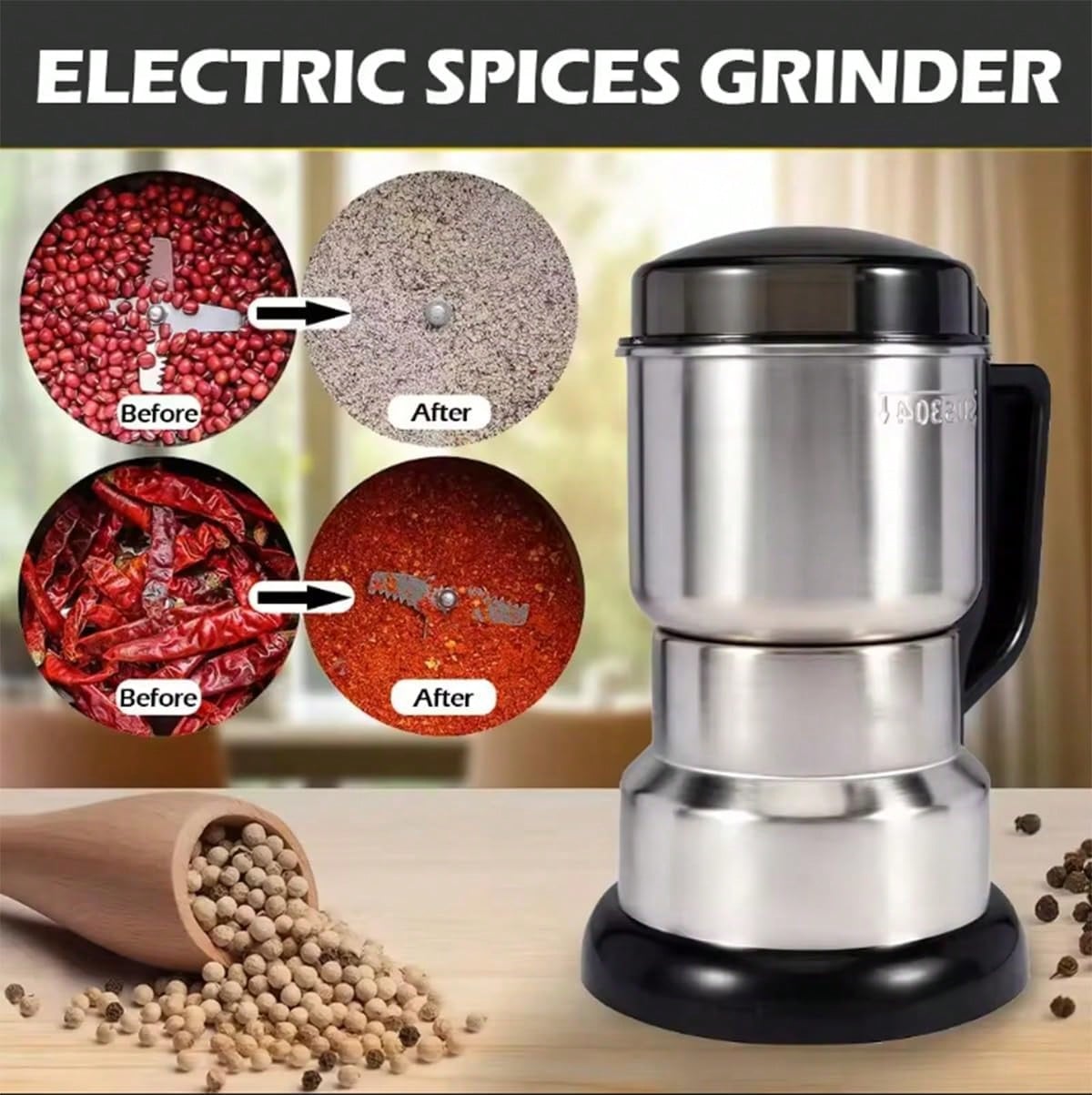 Coffee Grinder, 300W Powerful  - Coffee Bean Grinder Electric 评论和价格