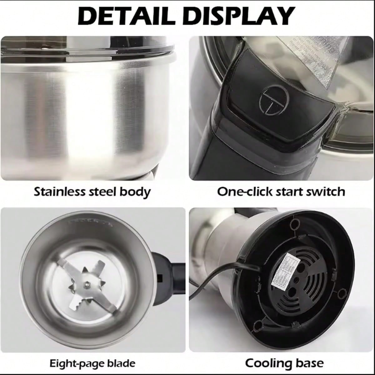 Coffee Grinder, 300W Powerful  - Coffee Bean Grinder Electric 评论和价格