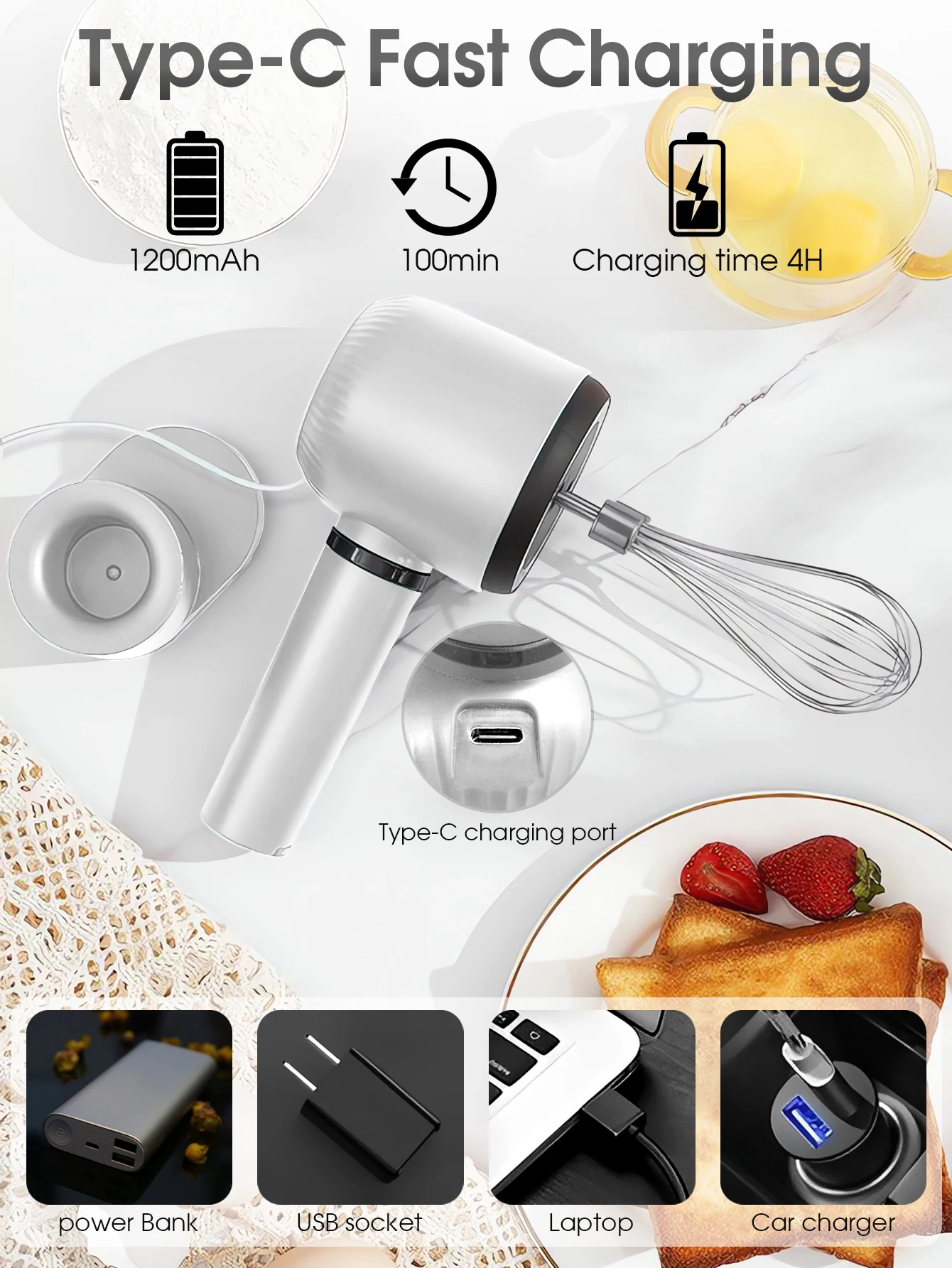 Portable Blender Mixer Kitchen - Immersion Hand Blender Set 评论和价格