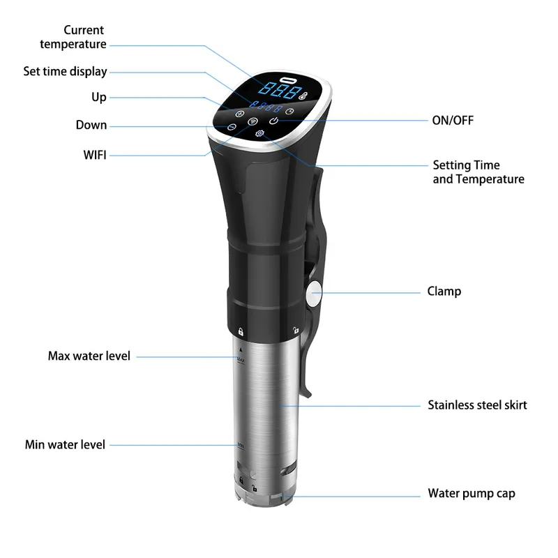 IPX7 Waterproof Sous Vide Cook - Digital Sous Vide Precision Cooker 评论和价格