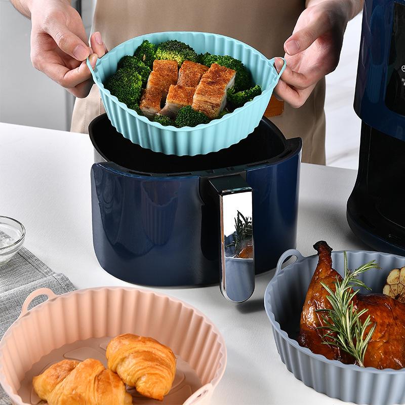 C Air Fryer Silicone Tray Baki - Air Fryer Silicone Pot Liner 评论和价格
