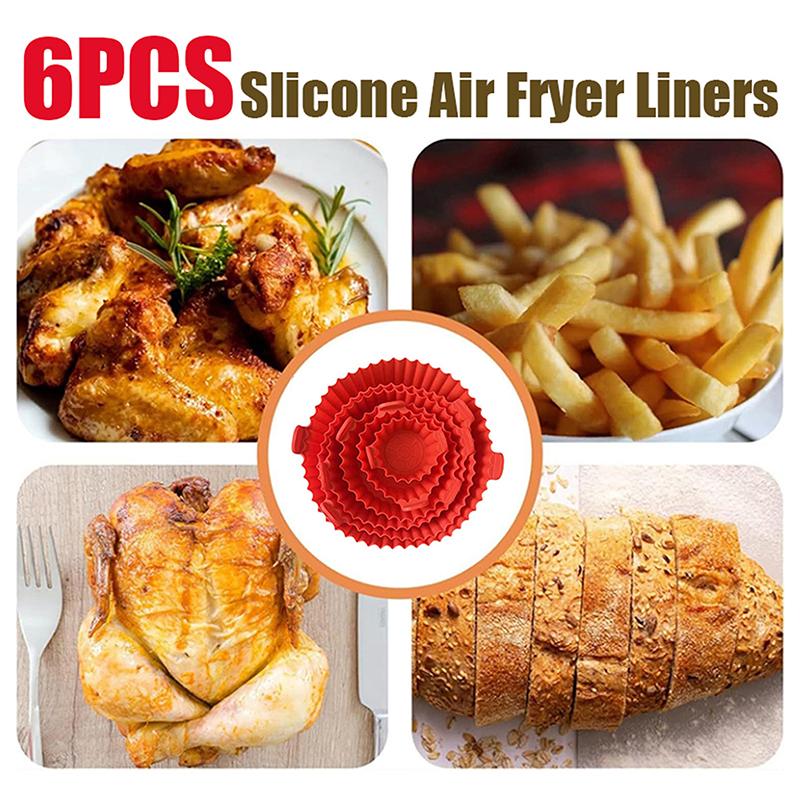 C Air Fryer Silicone Tray Baki - Air Fryer Silicone Pot Liner 评论和价格