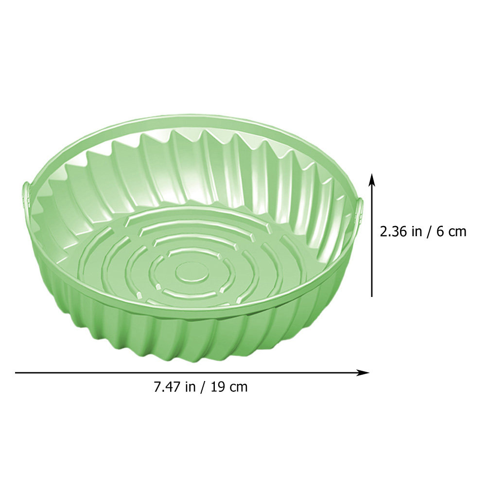 Round Silicone Air Fryer Bakin - Air Fryer Silicone Pot Liner 评论和价格