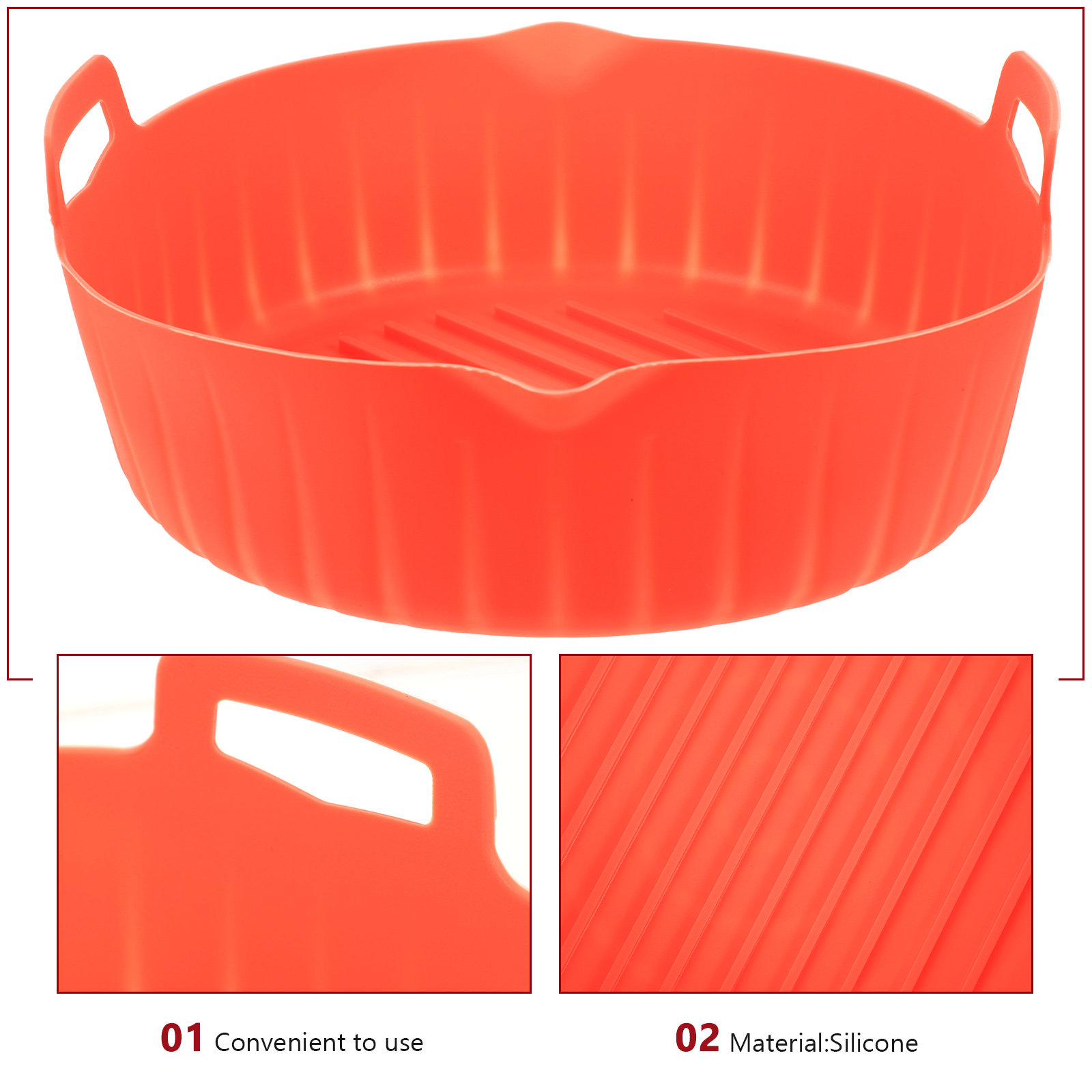 Air Fryer Silicone Pot Round N - Air Fryer Silicone Pot Liner 评论和价格